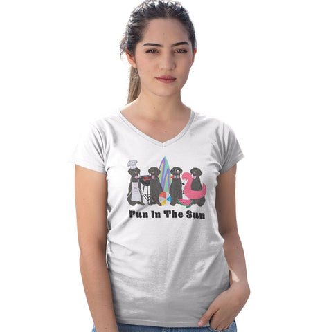 Summer Lineup Black Labs | Ladies' V-Neck Shirt
