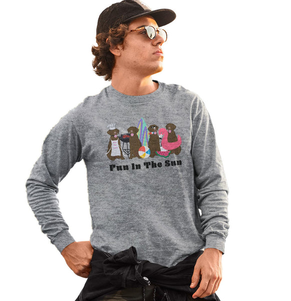 Summer Lineup Chocolate Labs | Long Sleeve Shirt