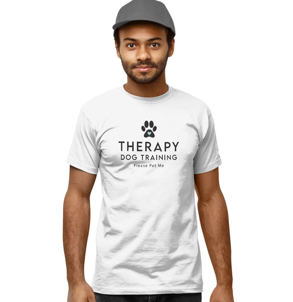 Therapy Dog Training - Adult Unisex T-Shirt