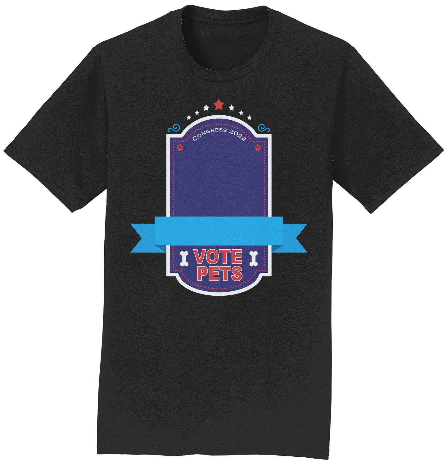Vote Pets Candidate - Personalized Custom Adult Unisex T-Shirt