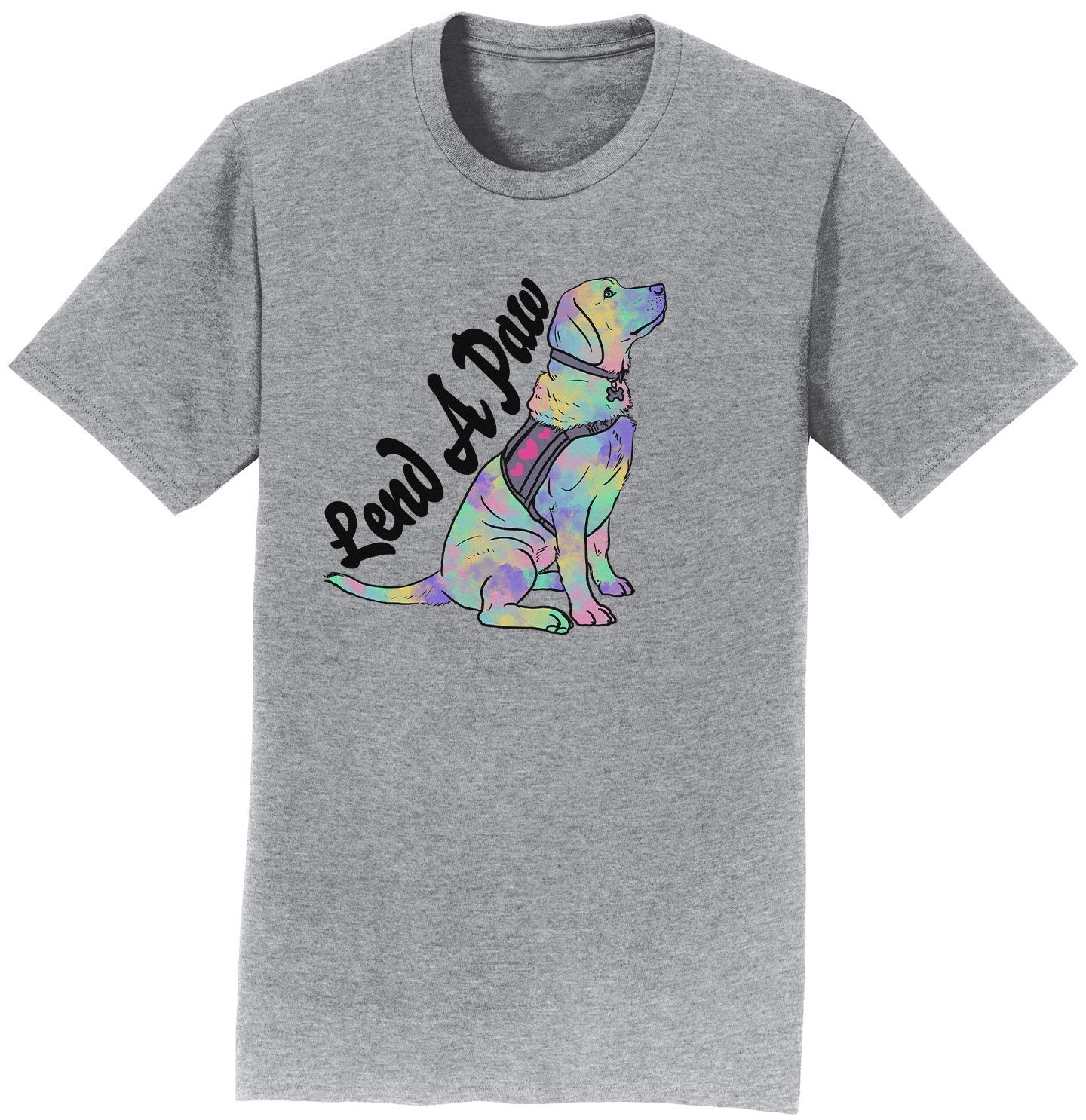 Lend a Paw Labrador Retriever - Adult Unisex T-Shirt