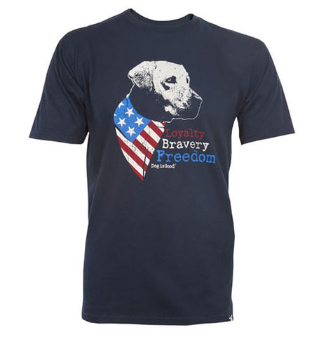 Freedom Dog - Dog Is Good - T-Shirt
