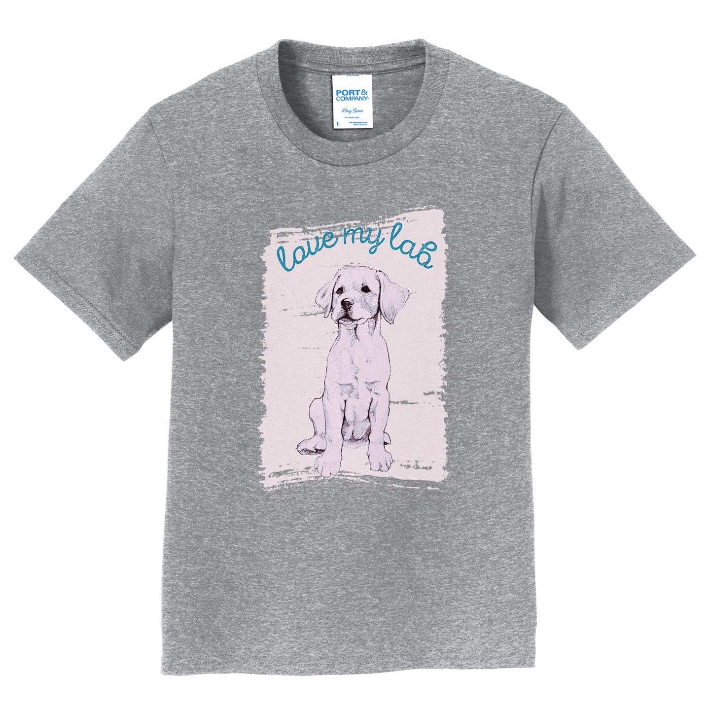 Love My Lab Cutout - Kids' Unisex T-Shirt