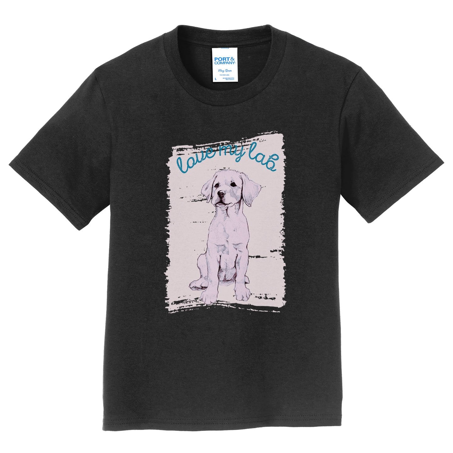 Love My Lab Cutout - Kids' Unisex T-Shirt