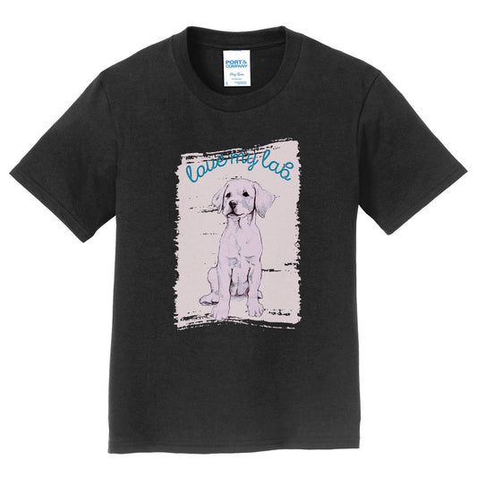 Love My Lab Cutout - Kids' Unisex T-Shirt