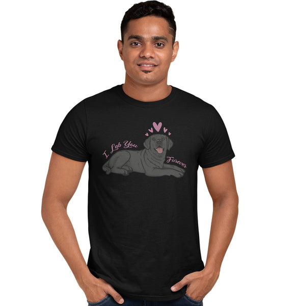 Labradors.com - Black Lab You Forever - Adult Unisex T-Shirt