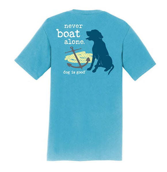 Never Boat Alone - Adult Unisex T-Shirt