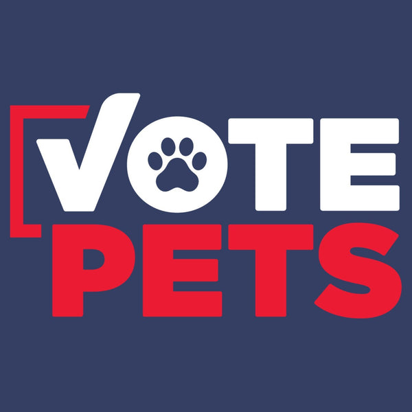 Vote Pets Stacked Logo - Adult Unisex Crewneck Sweatshirt