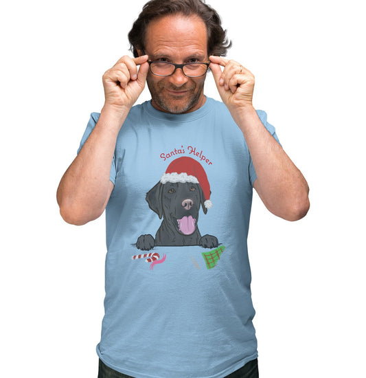 Labradors.com - Santa Helper Black Lab - Adult Unisex T-Shirt