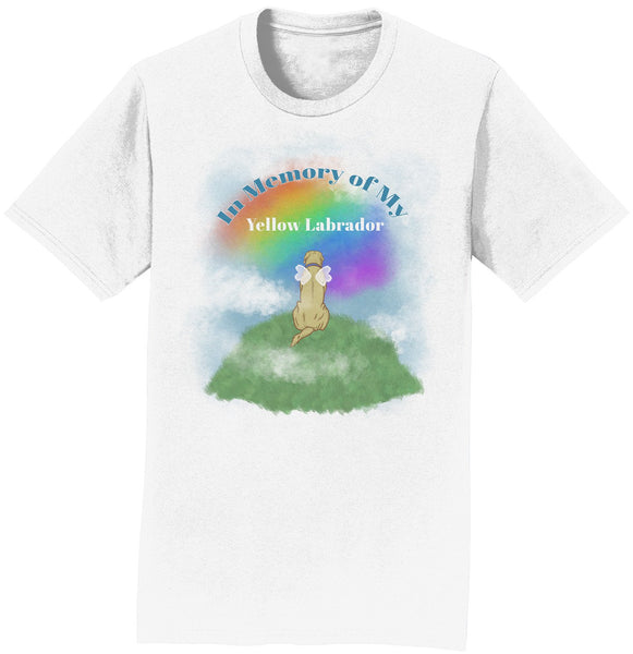 Labradors.com - In Memory of My Yellow Lab - Personalized Custom Adult Unisex T-Shirt