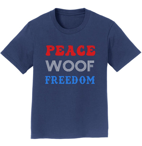Peace Woof Freedom | Labradors | Youth T-Shirt