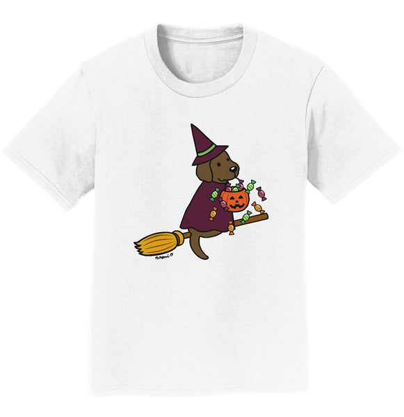 Chocolate Lab Witch - Kids' Unisex T-Shirt