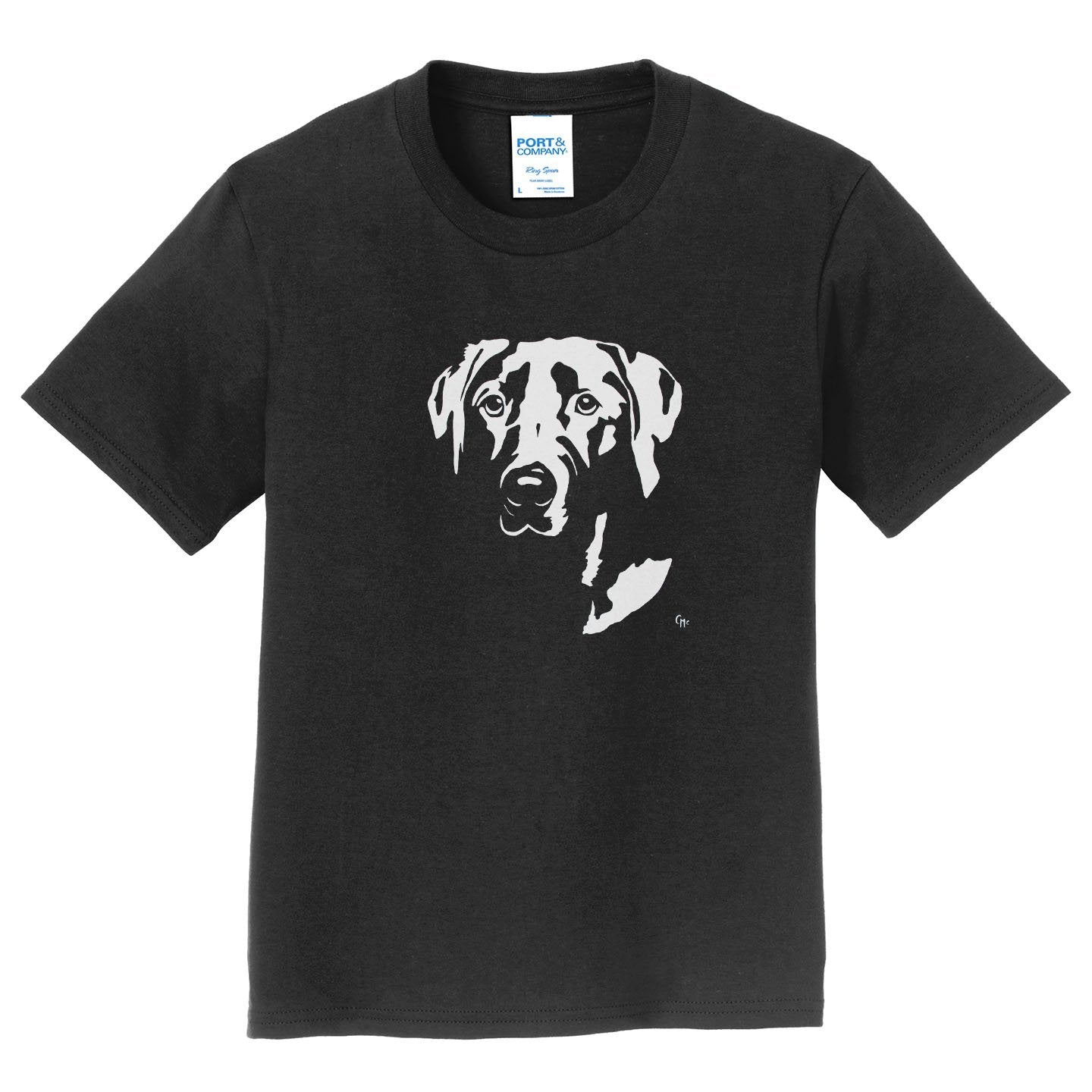Lab Pop Art on Black - Kids' Unisex T-Shirt