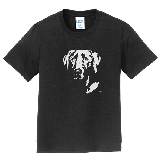 Lab Pop Art on Black - Kids' Unisex T-Shirt