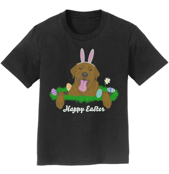 Rabbit Hole Chocolate Labrador  - Kids' Unisex T-Shirt