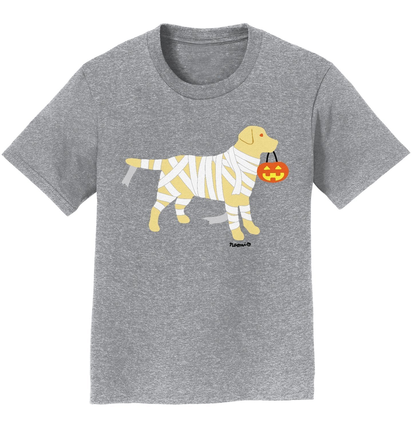 Yellow Lab Mummy Trick or Treater - Kids' Unisex T-Shirt