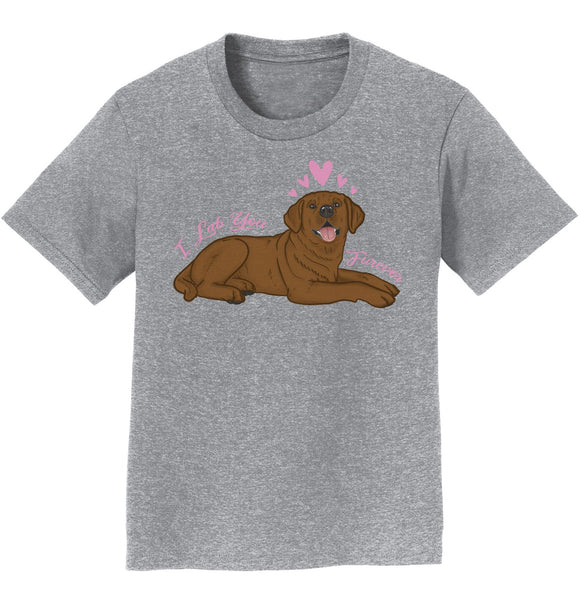 Chocolate Lab You Forever - Kids' Unisex T-Shirt