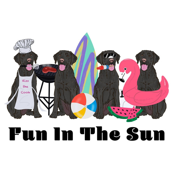 Summer Lineup Black Lab - Adult Unisex Long Sleeve T-Shirt