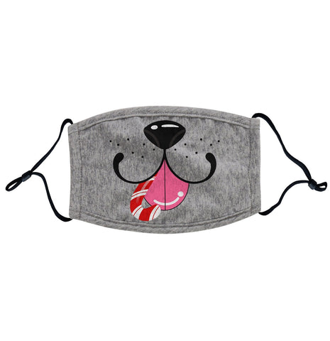 Xmas Lab Face with Tongue | Adjustable Face Mask
