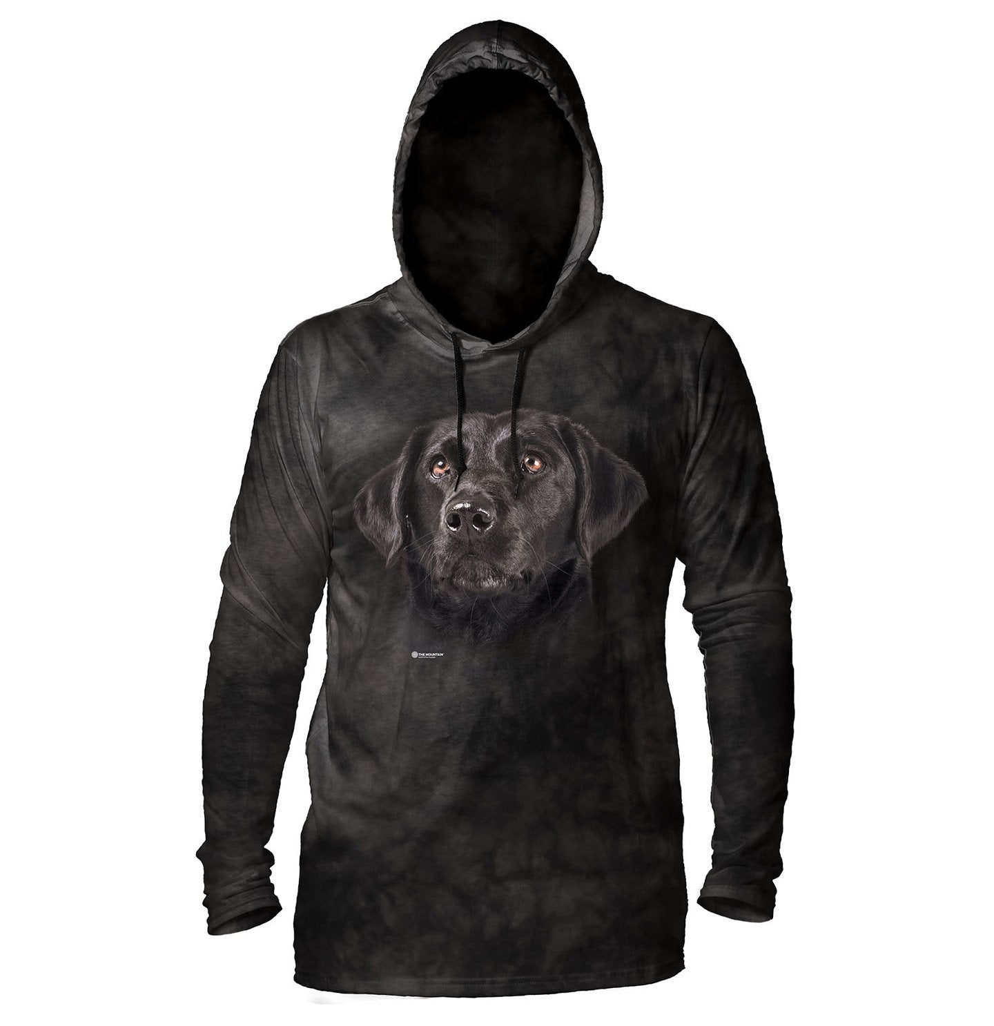 The Mountain - Soulful Black Lab - Lightweight Hoodie