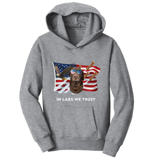 In Labs We Trust Chocolate | Youth Hoodie