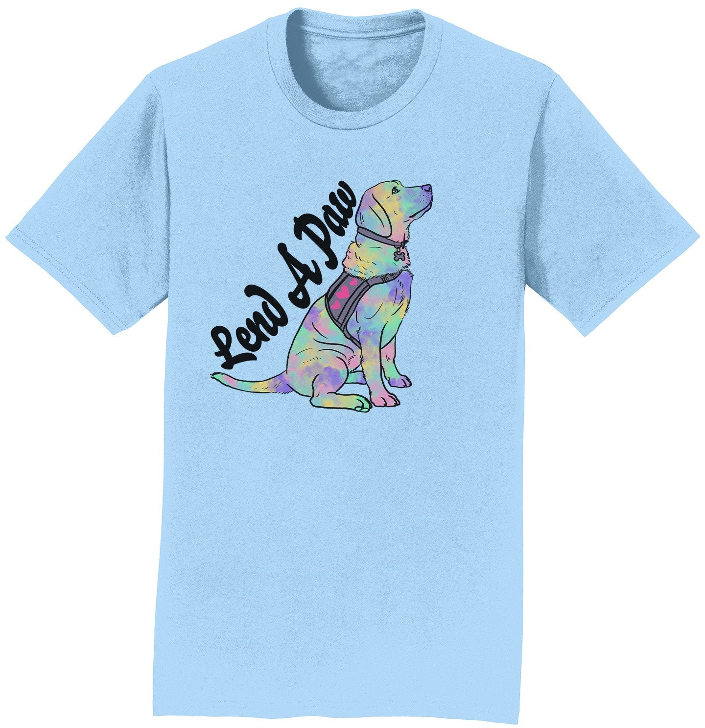 Animal Pride - Lend a Paw Labrador Retriever - Adult Unisex T-Shirt