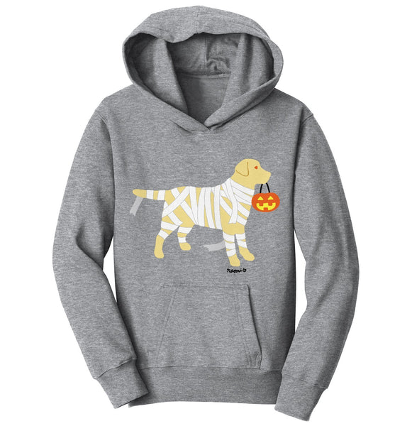 Yellow Lab Mummy Trick or Treater - Halloween - Kids' Hoodie Sweatshirt