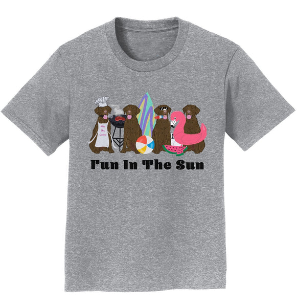 Summer Lineup Chocolate Lab - Kids' Unisex T-Shirt