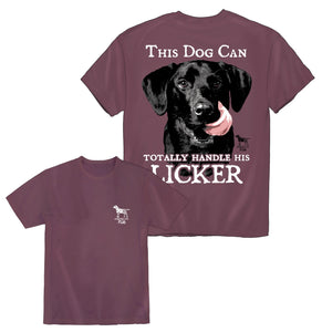 Handle His Licker Black Lab Dog Shirt | American Fido