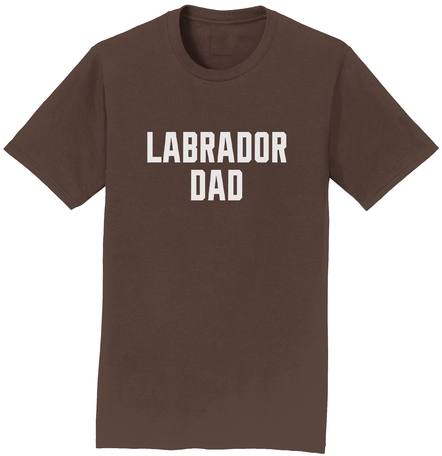 Labrador Dad - Block Font - Adult Unisex T-Shirt